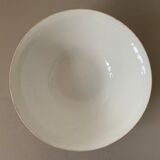 Old white salad bowl