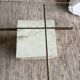 Artedi coffee table in travertine and glass 1970