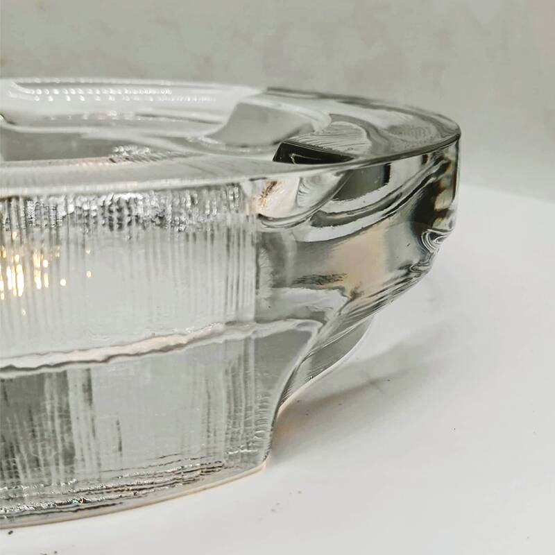1970s Big Ashtray by Fabio Frontini for Arnolfo di Cambio in Lead Crystal,