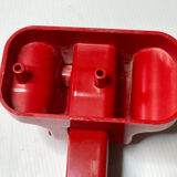 Porte serviette plastique rouge 1980