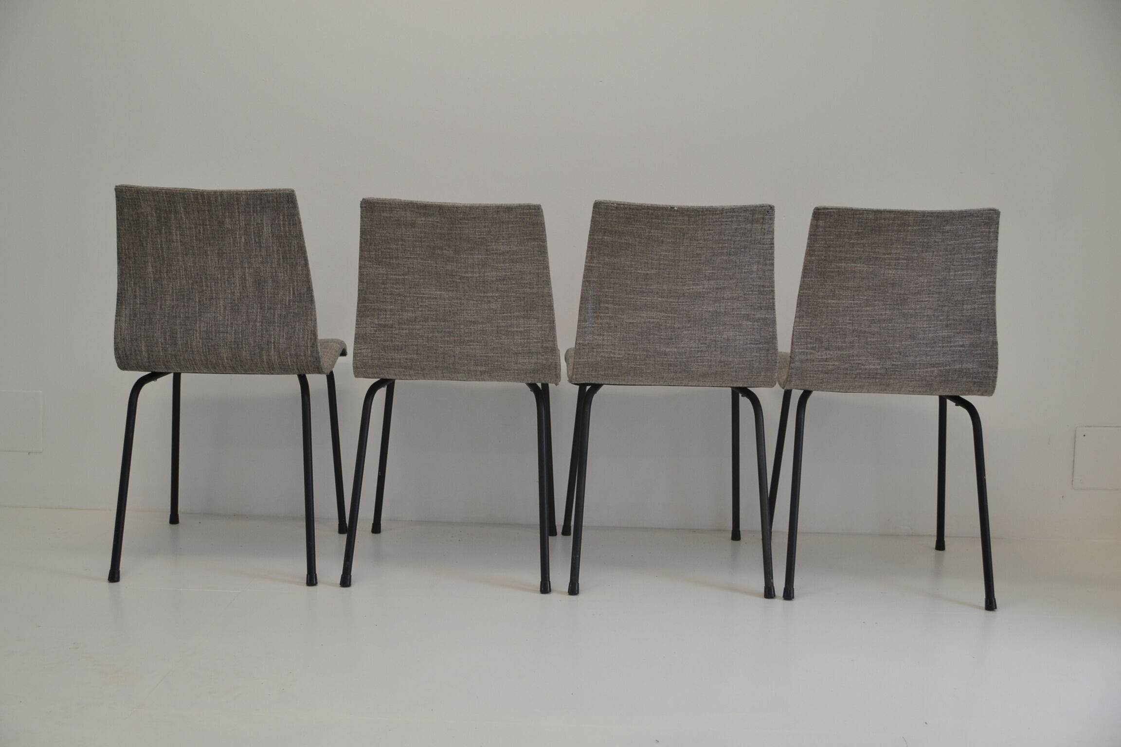 Set of 4 chairs by René-Jean Caillette for Charron