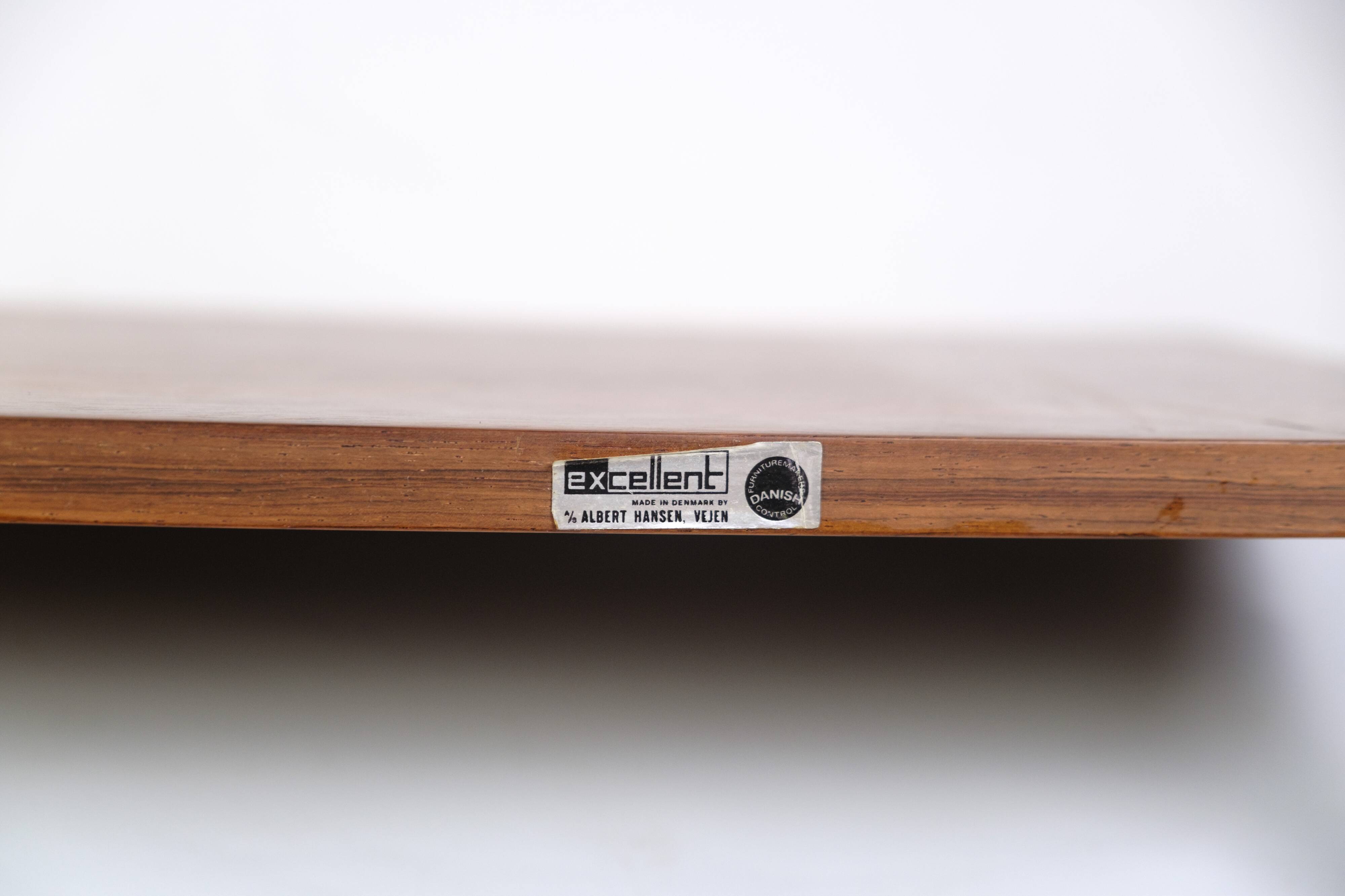 Shelf Made In Rosewood By Albert Hansen For Series Excellent From 1960s