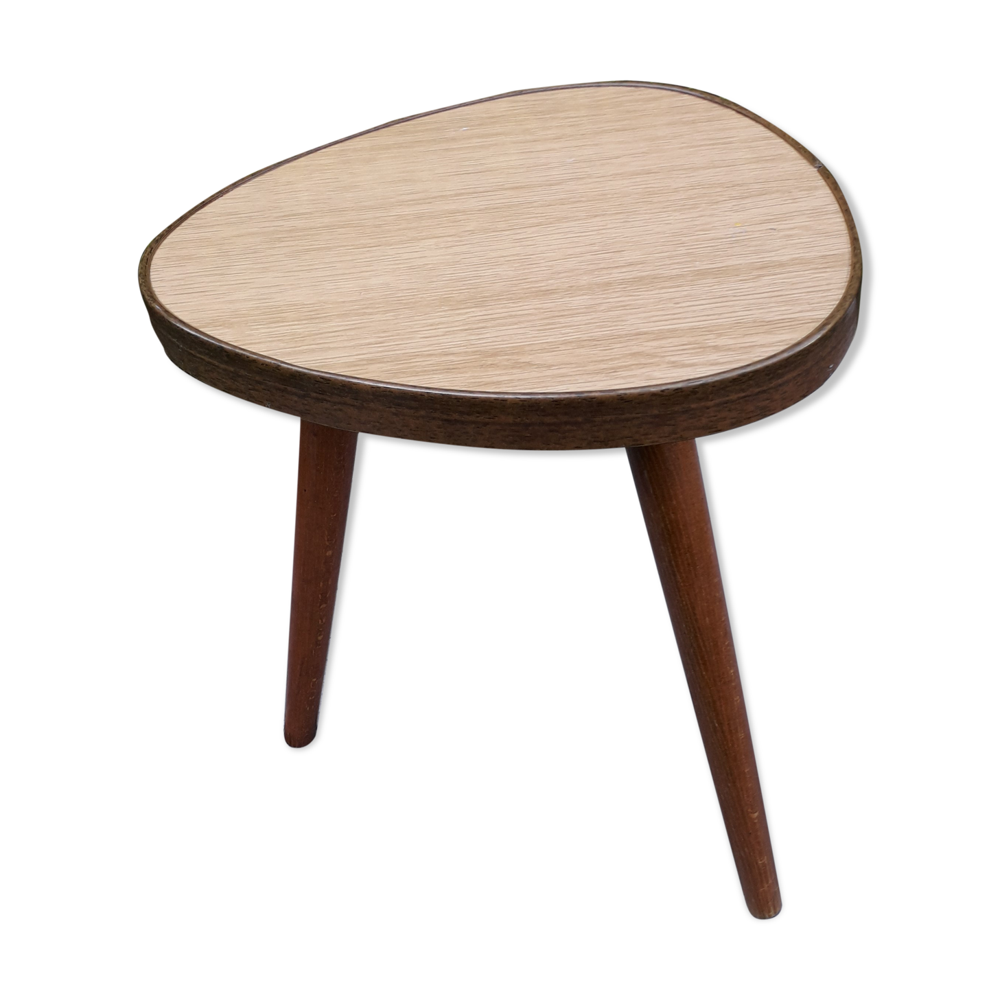 small triangular coffee table