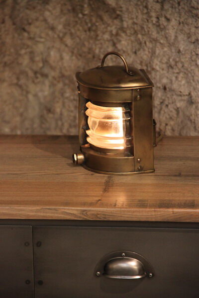 Fanal brass boat lamp