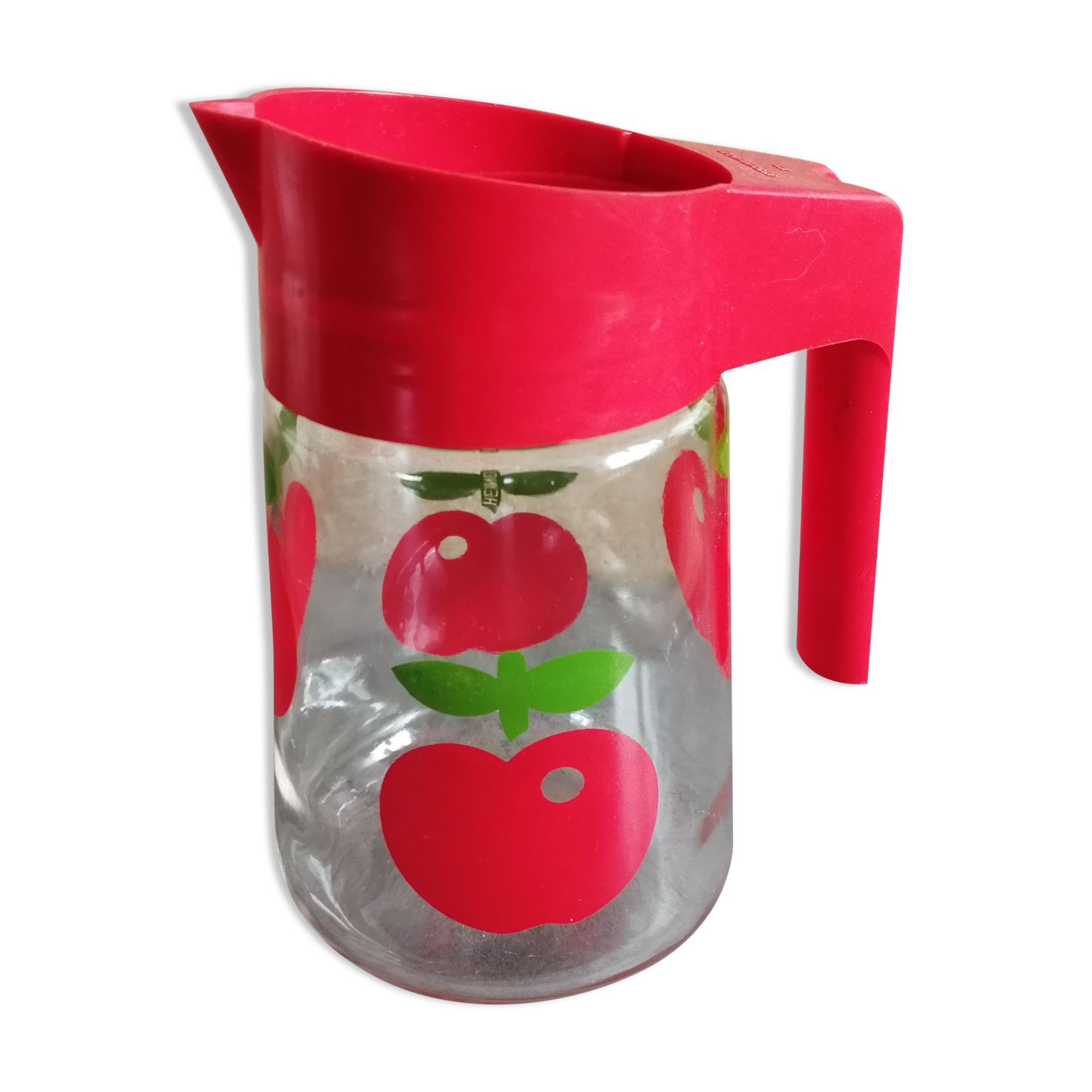 Henkel pitcher, glass with spout