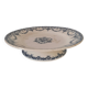 E. Bourgeois footed plate – Excelsior blue decoration, late 19th century