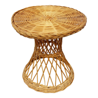 Wicker coffee table