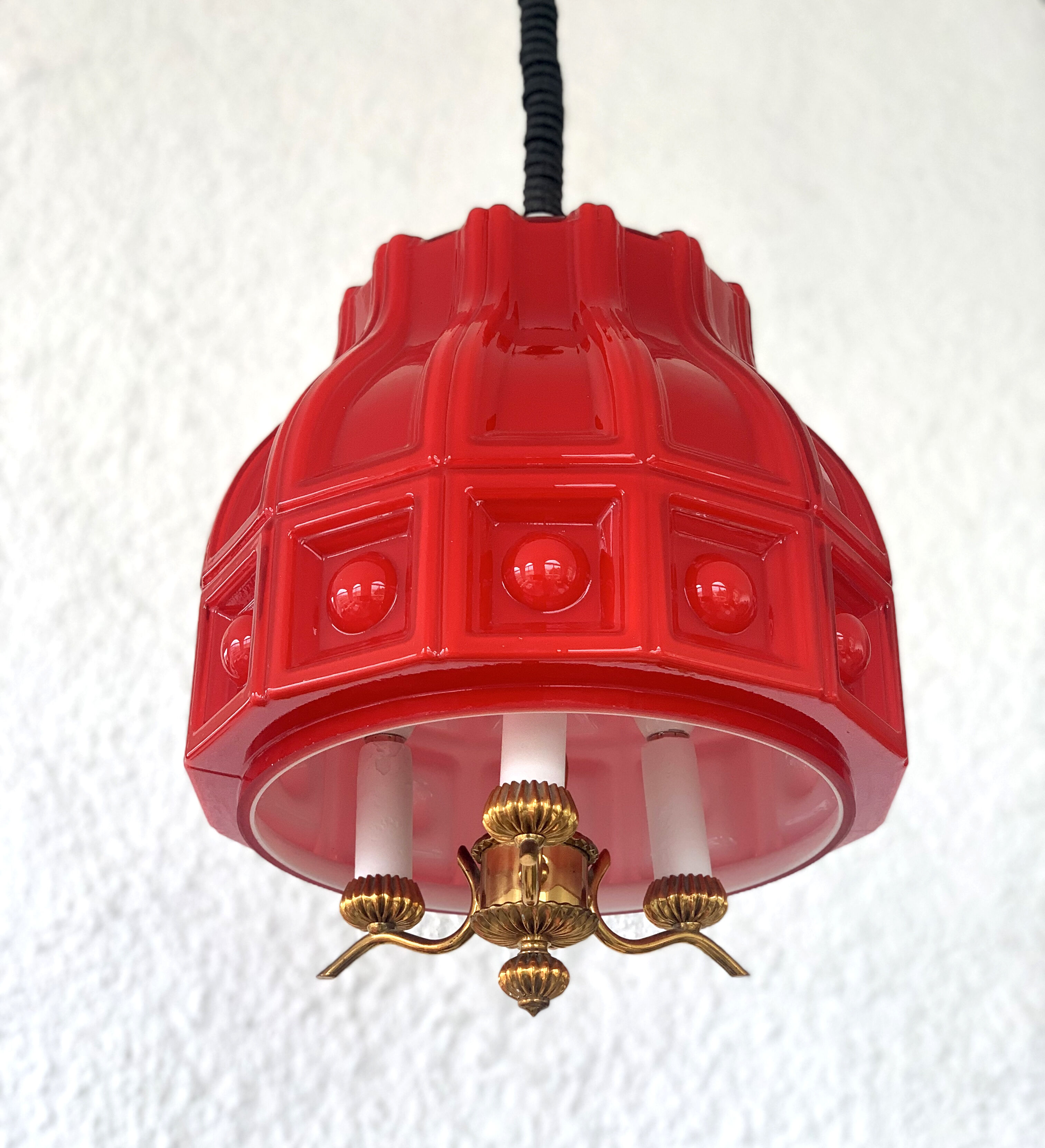 Helena Tynell pendant light for flygsfors Sweden, 1960s