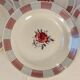 Set of 4 old flat plates from the earthenware factories of St Amand