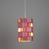 Lampe à suspension danoise vintage Facet pop de Louis Weisdorf, Lyfa, 1972