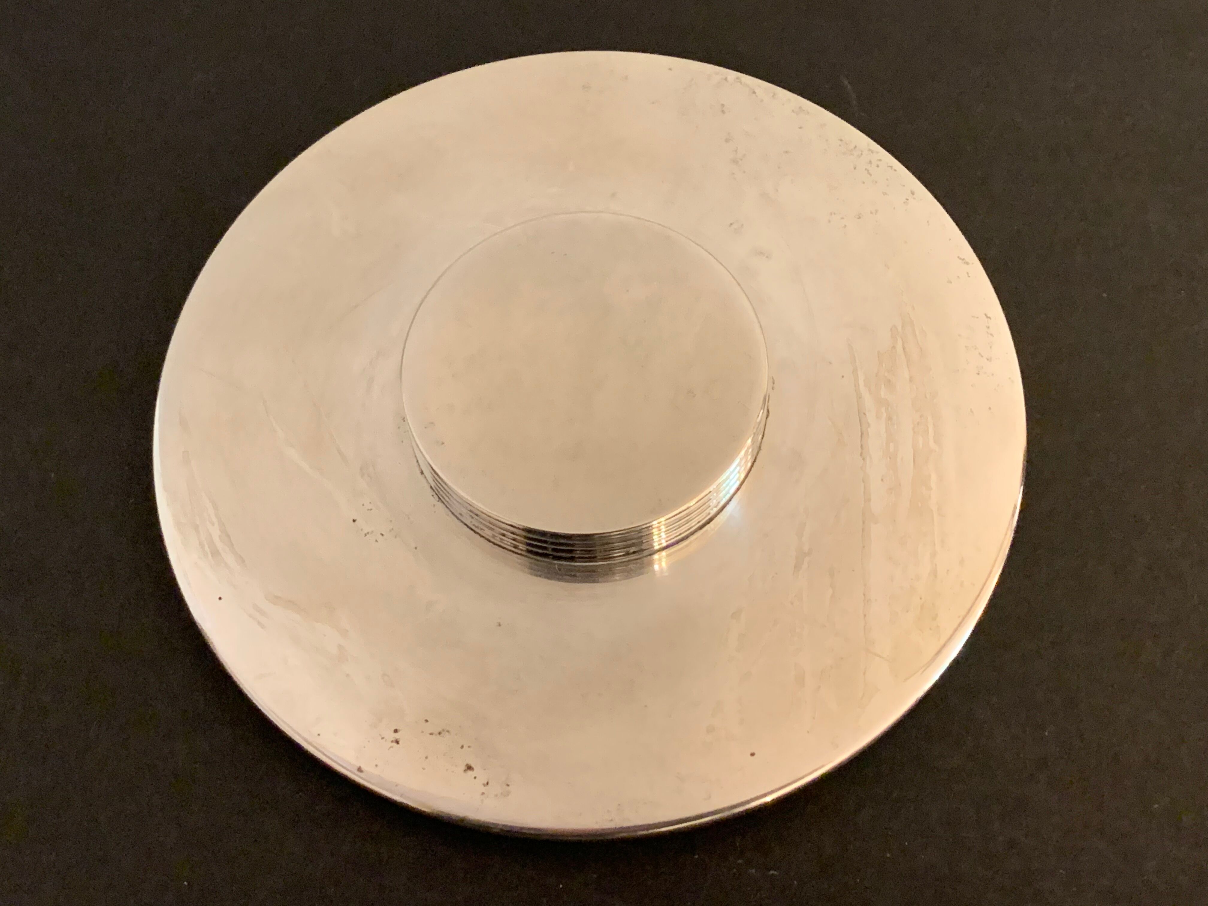 Christian Dior box with silver metal lid