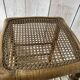 Tabouret bois/cannage