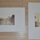 Larcher, Le Creusot: the Schneider factories, France, 1800s, in albumen, set of 2