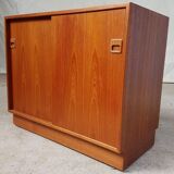 Mid century Danish media cabinet by Horsens Hjornebo