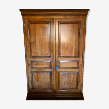 Armoire Louis-Philippe en bois de cerisier