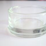 Cendrier  rond en verre trempé Lumax, années 50