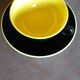 Tea set of Villeroy and Boch, Biarritz model, black and yellow