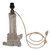 Pied de lampe en cristal de Baccarat
