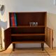 Bibliothèque scandinave vintage en teck "Lyria"