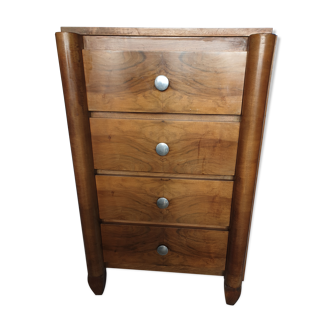 Chiffonnier 4 tiroirs art deco