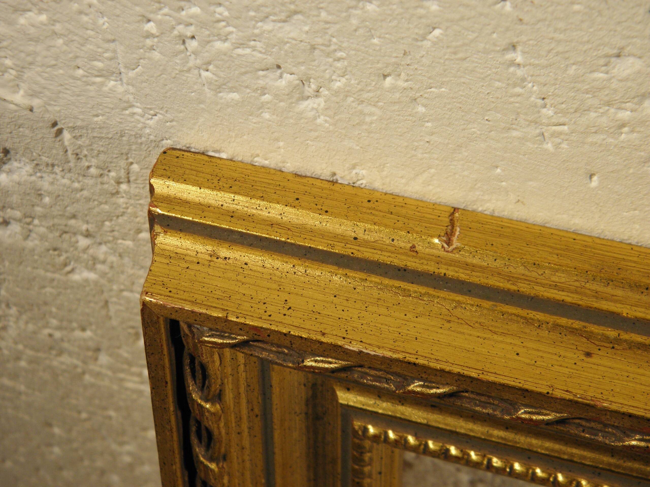 Golden wooden frame 34 x 30