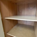 Armoire Parisienne Placard vestiaire atelier bois Mid-century vintage scand