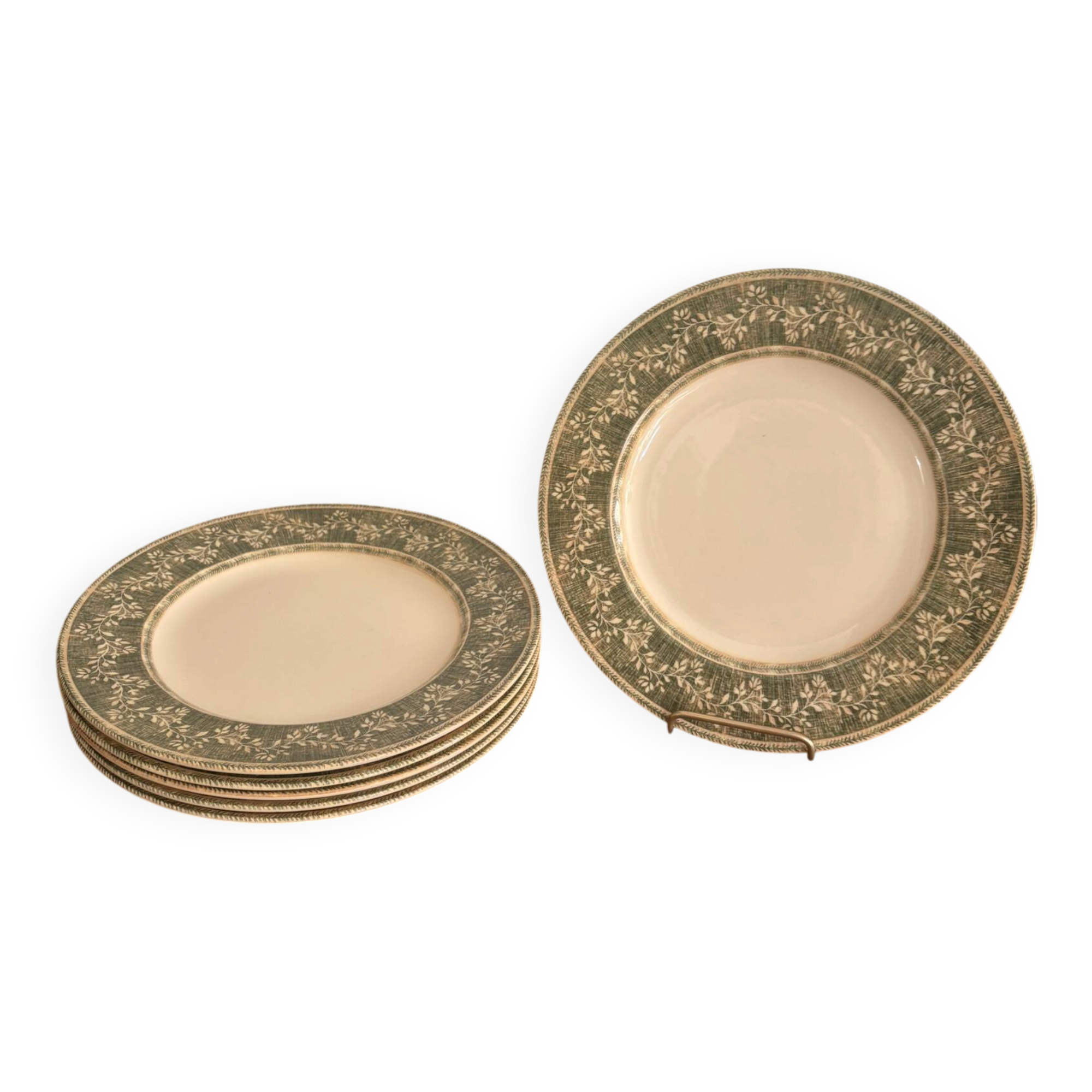 Plate English Faience Johnson Brothers England Vegetable