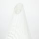 Conical Murano glass lamp with white striped patterns. 1970s.