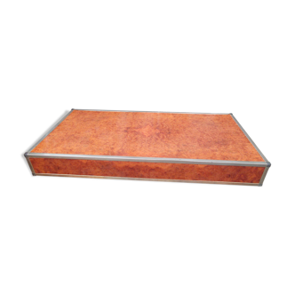 Table basse en loupe d'orme