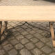 Monastery table in stripped solid oak