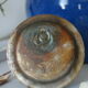 Candlestick cellar rat spiral iron artisanal Bouillot vintage