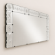 Large antique Art Deco Venetian mirror 203x100