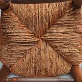 Old small straw chair