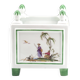 Square Limoges porcelain planter by Raynaud