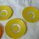 5  assiettes en verre Duralex