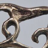 Cuillère coquille en argent 800 religieuse Italie Padoue années 1950