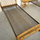 Pair of vintage rattan twin bed