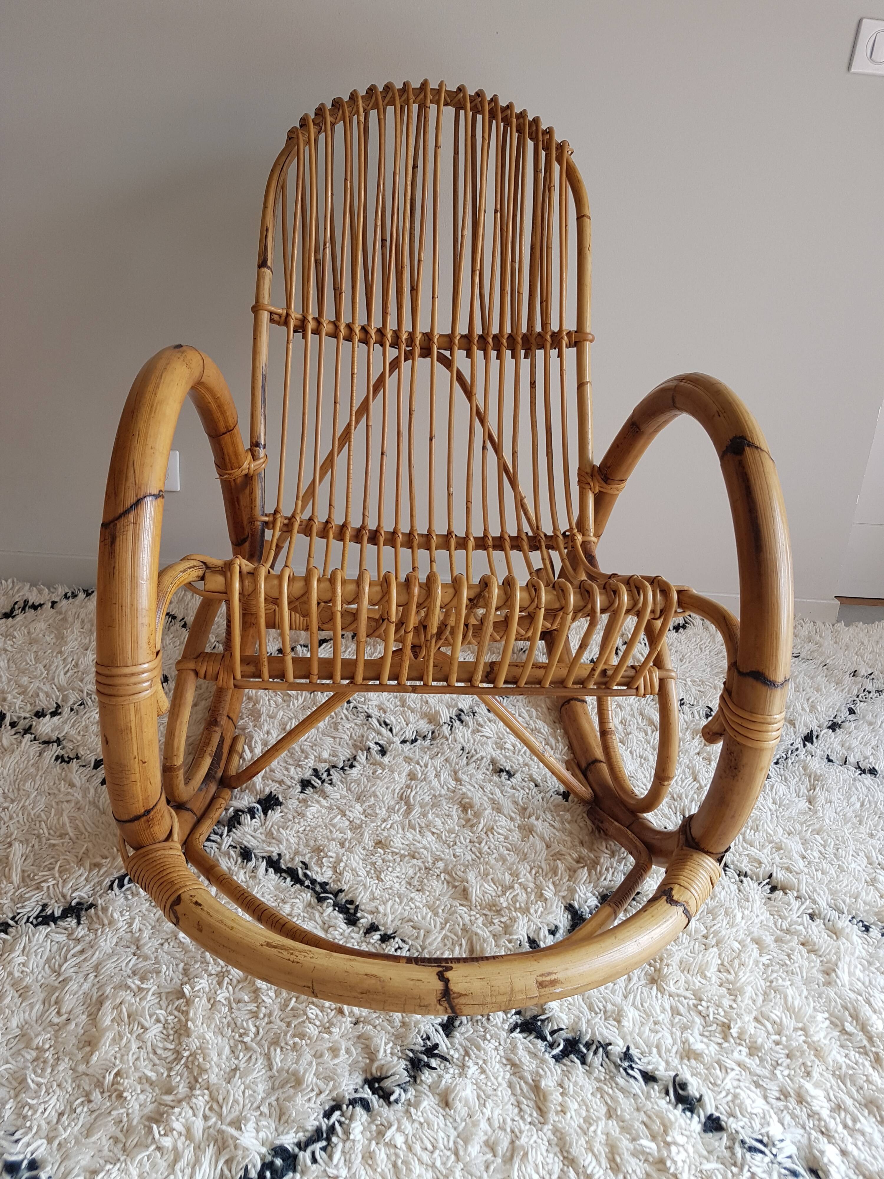 Rocking chair by Rohe Noordwolde renovated