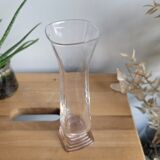 Rosé glass soliflor vase