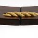 Huge 1970s maritime round pine wood wall mirror from Denmark | ∅ 89cm