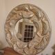 Wall-mounted mirror with silver fish by Alan Wallis Designs from the 1980s.