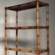 Faux bamboo bookcase
