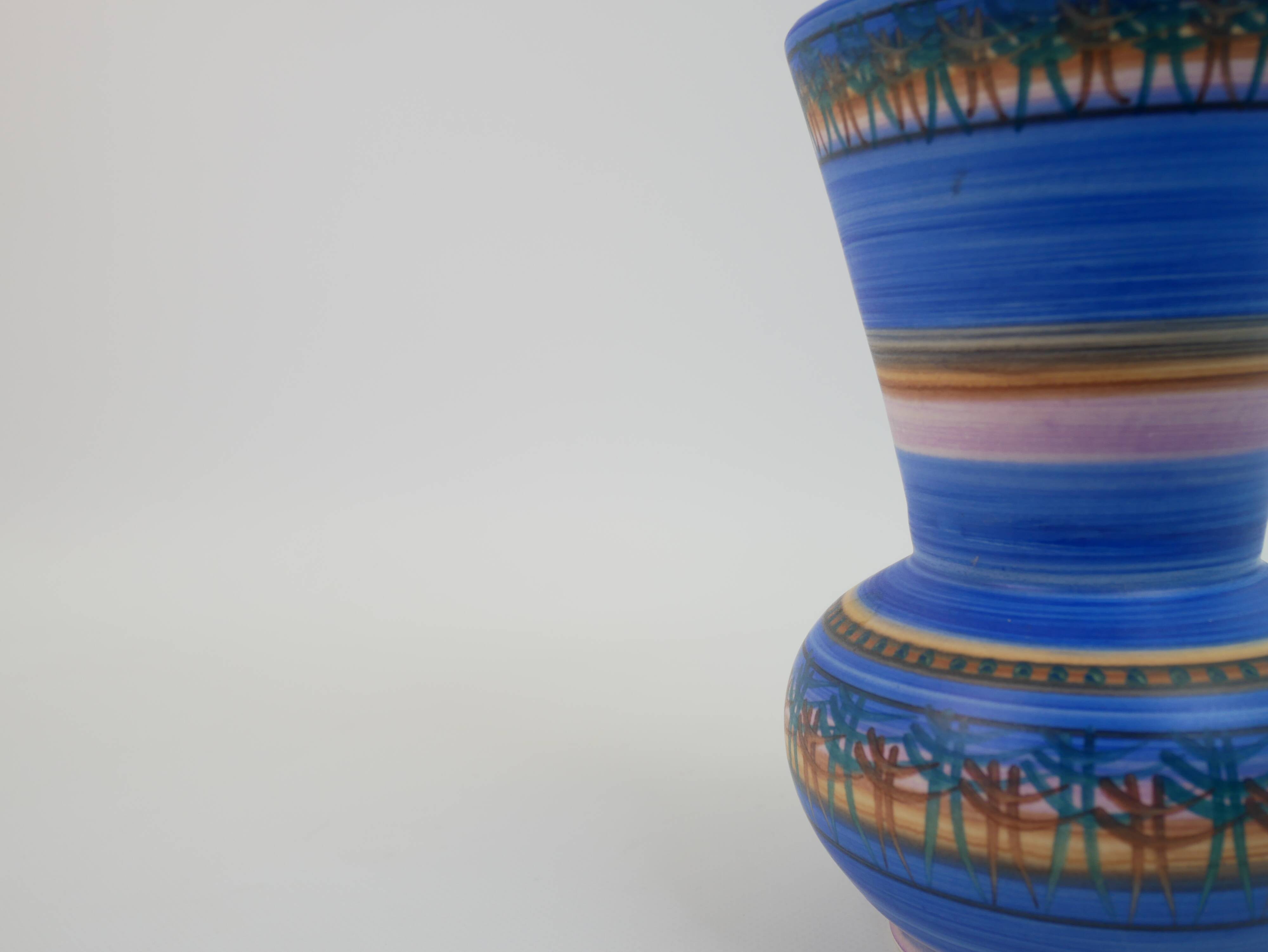 Grand vase signé MG Vallauris