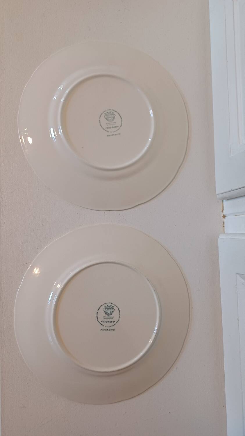 Set of 6 Wild Rose dinner plates Villeroy and Boch