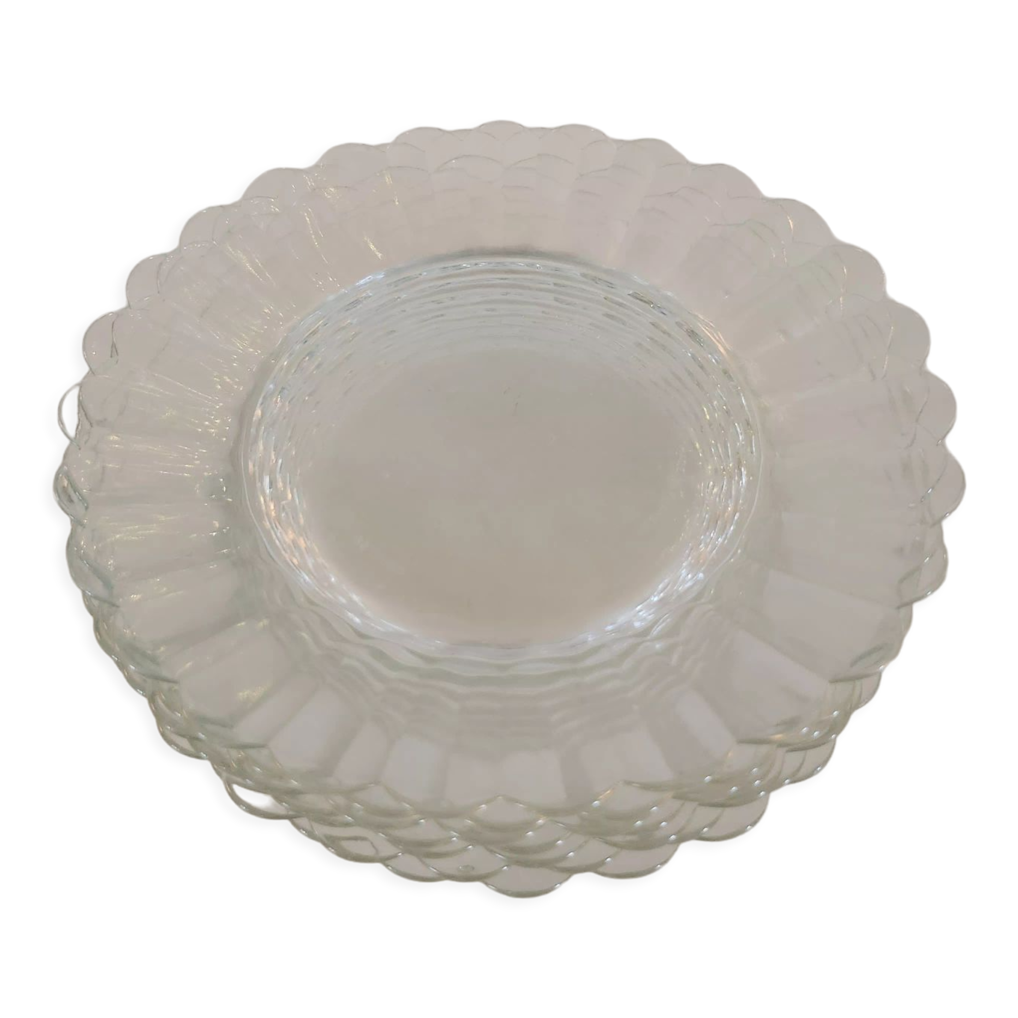 7 dessert plates Duralex Marguerite