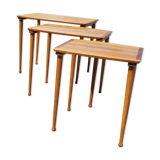 Scandinavian nesting table set