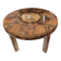 Authentic Art Deco Burl Walnut Round Extending Dining Table 1930s