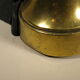 Pair of brass chenets