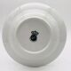6 Porcelain soup plates, Safari.