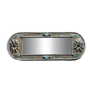 Miroir en laiton année 50